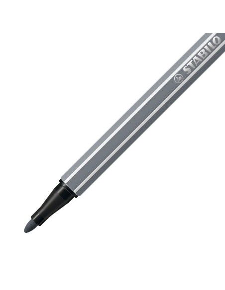 C/10 ROTULADOR STABILO PEN 68 GRIS OSCURO  Nº88 PUNTA 1,0MM 
